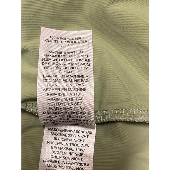 NWT Edikted Sage Green Asymmetric Lace Mesh Ruffle Mini Skort Y2K Coquette Small - Picture 8 of 11